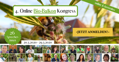 You are currently viewing 4. Online Bio-Balkon Kongress \\\”Mein Biotop auf dem Balkon. Naturerlebnis und Ernteglück mitten in der Stadt\\\”